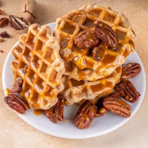 Pumpkin Pecan Waffle