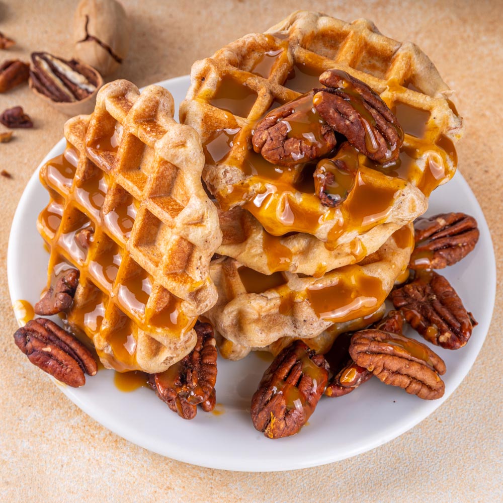 Pumpkin Pecan Waffle